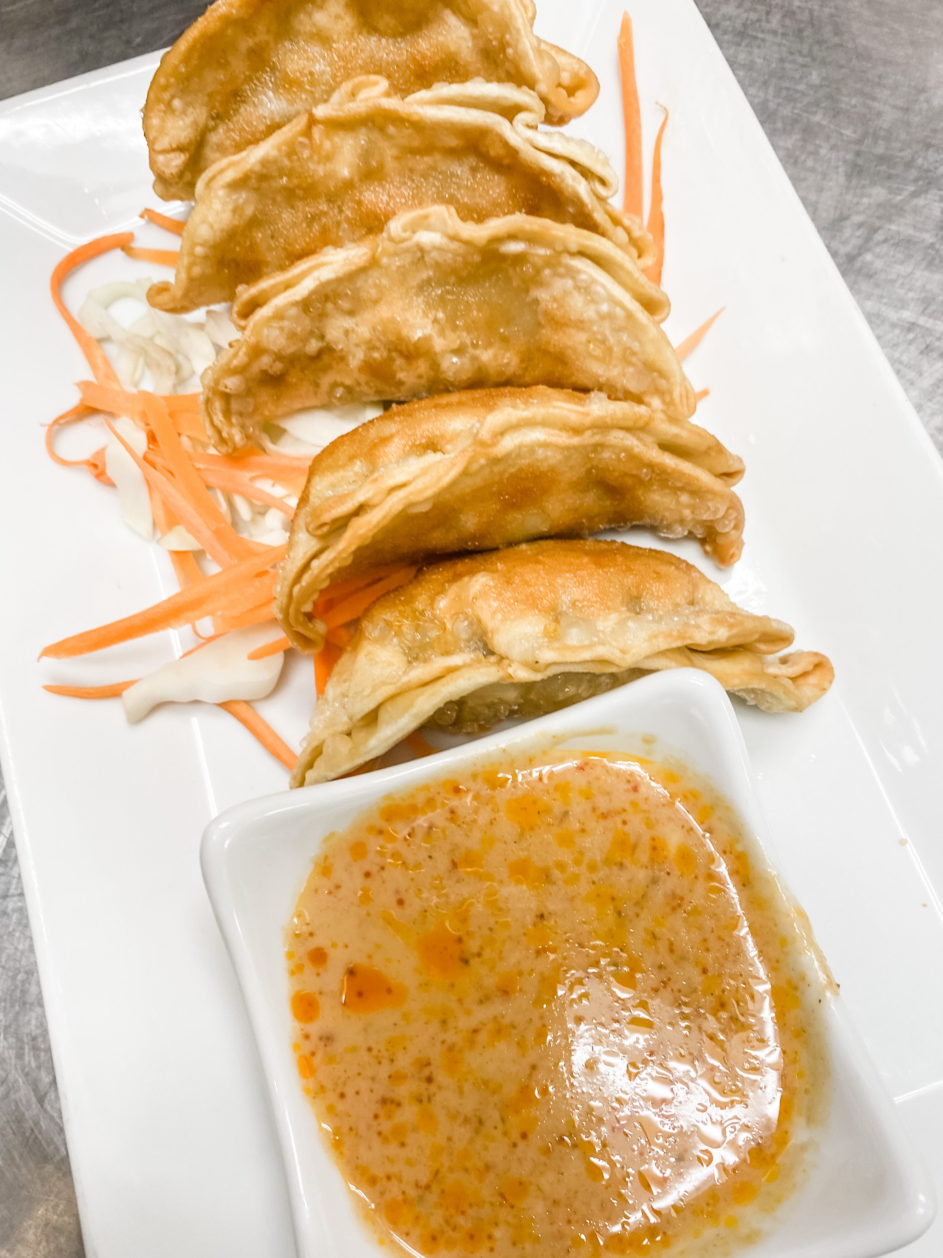 Curry Potsticker.