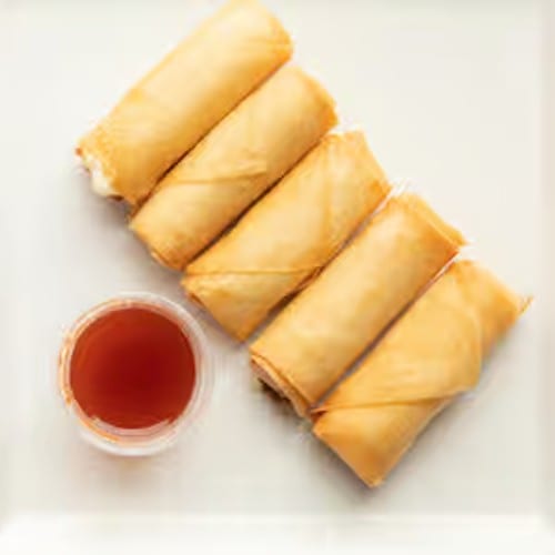 Crispy Cheese Rolls.