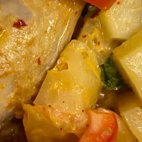 Pineapple Duck Curry.