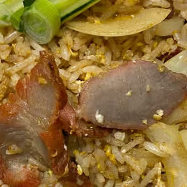 BBQ Pork Fried Rice Dinner.