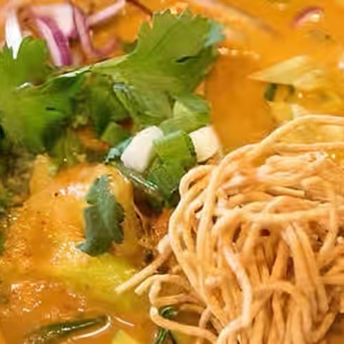 Kao Soi (Curry Noodle Soup) Dinner.