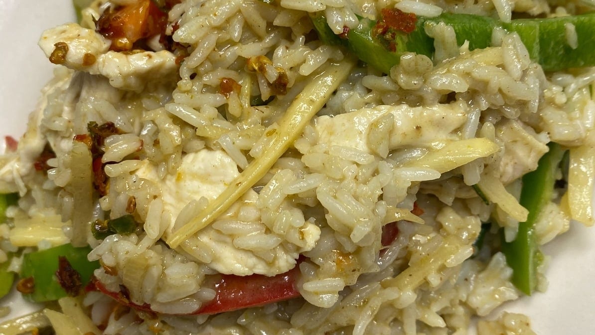 Fried Rice Green Curry.
