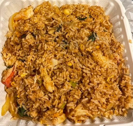 Andaman Fried Rice Dinner.